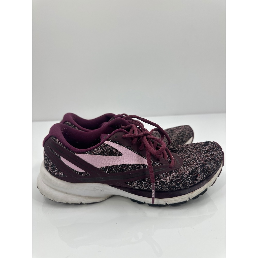 Brooks Launch 4 Womens Running Shoes Burgundy Pink 1202341B944 Mens 9.5 Medium B